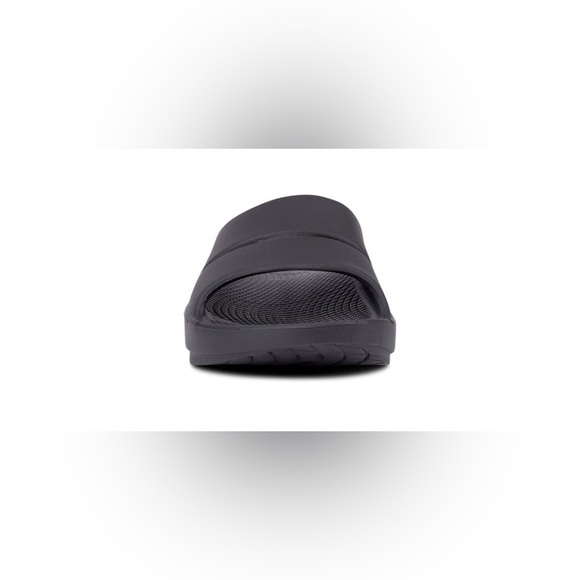 Oofos Men’s Ooahh Slide Sandal - Black Unisex Slide Women’s Sz 10/ Men’s 8 main image 14